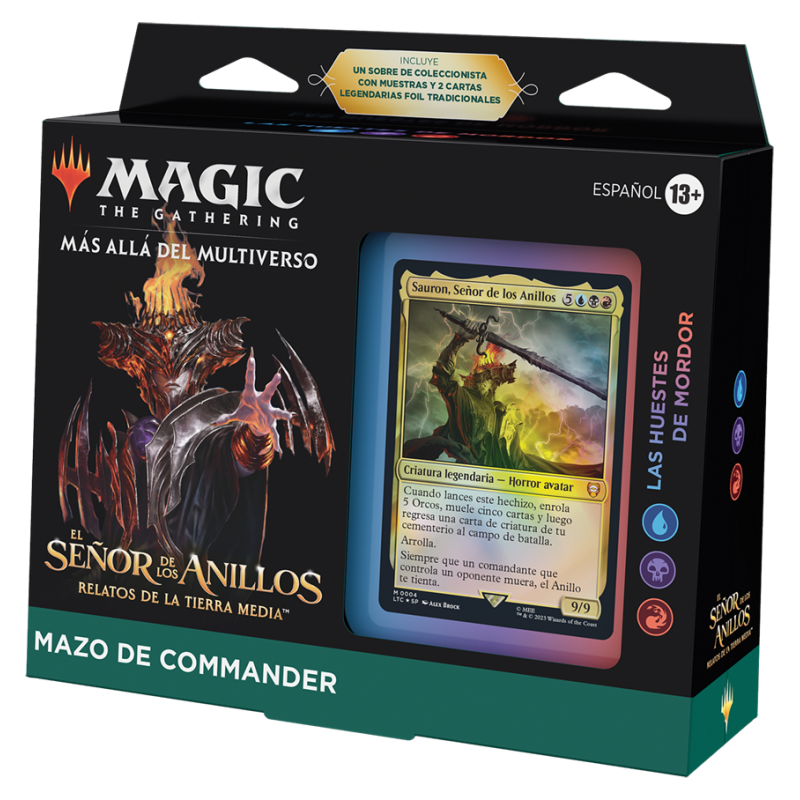 MAGIC UNIVERSES BEYOND THE LORD OF THE RINGS: TALES OF MIDDLE-EARTH - COMMANDER LAS HUESTES DE MORDOR (ESP)
